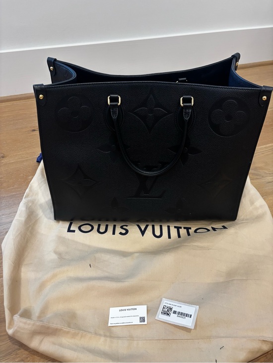 Louis Vuitton Handbags - Louis Vuitton Black OnTheGo Empreinte GM Leather Tote Bag